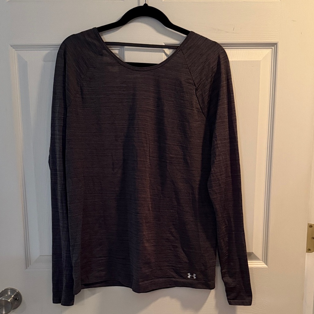 Under Armour Open Back Knit Long Sleeve